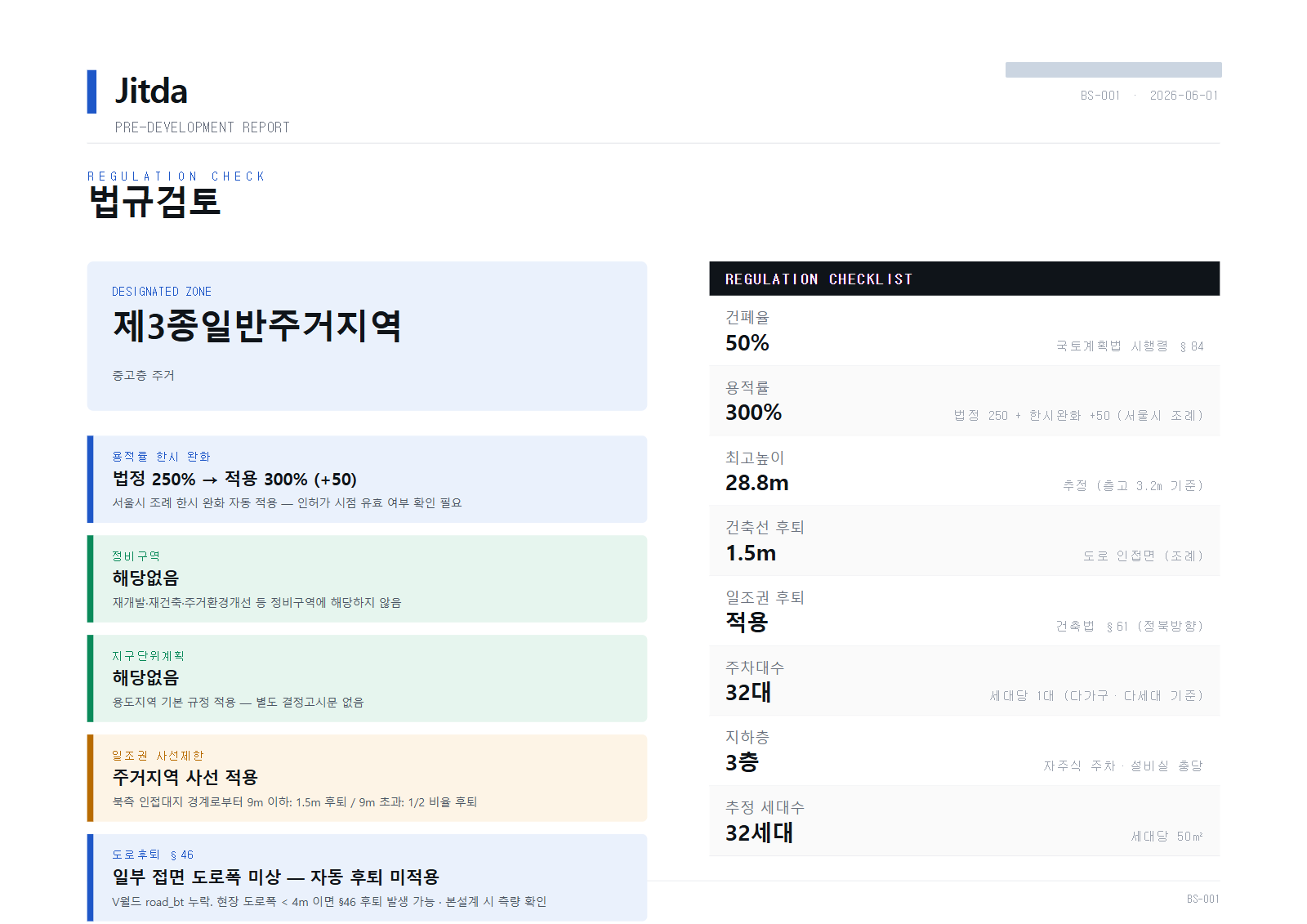 법규체크 예시